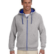 CONTRACT 8 oz., 50/50 NuBlend® Contrast Full-Zip Hood